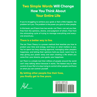 Mel Robbins The Let Them Theory: A Life-Changing Tool That Millions of People Can't Stop Talking About